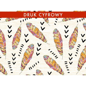 WILD ONE FEATHERS - Viscose jersey WE210