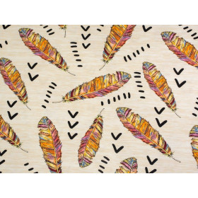 WILD ONE FEATHERS - Viscose jersey WE210