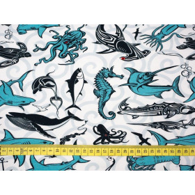 OCEAN - Viscose jersey WE210