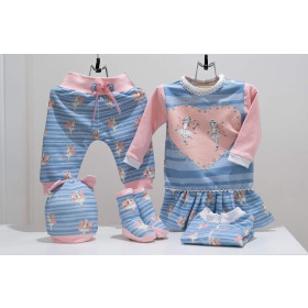 FAIRIES / blue - looped knit