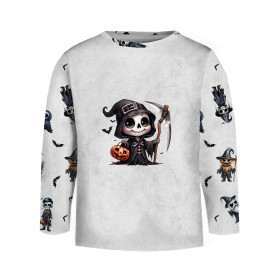 SKELETON CUTE HALLOWEEN WZ. 1 - PANEL (60cm x 50cm) SINGLE JERSEY