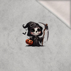 SKELETON CUTE HALLOWEEN WZ. 1 -  PANEL (60cm x 50cm) brushed knitwear with elastane ITY