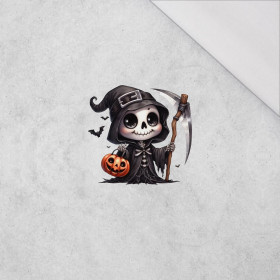 SKELETON CUTE HALLOWEEN WZ. 1 - PANEL (60cm x 50cm) SINGLE JERSEY