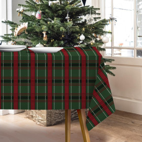 CHECK PAT.5 / green - Woven Fabric for tablecloths