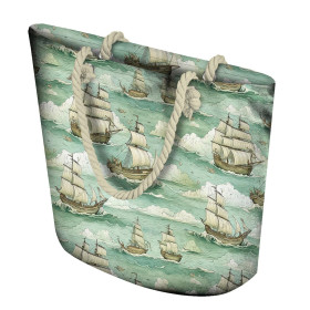 By the Sea Wz. 4 - looped knit fabric