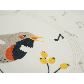 BIRDS TUNES / dirty white - panel single jersey TE210