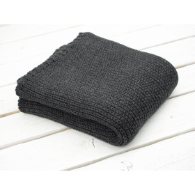 BLANKET / graphite S - knitted panel