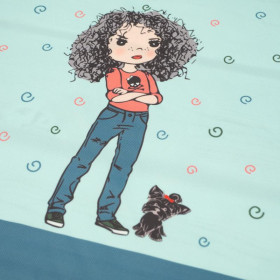 I’M NOT SWEET - panel Waterproof woven fabric DE