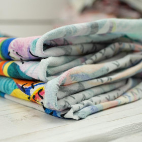 WATER-COLOR JUNGLE - Viscose jersey WE210