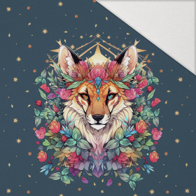 ANIMALS MANDALA wz.8 - panel (60cm x 50cm) brushed knitwear with elastane ITY