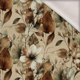 AUTUMN FLOWERS wz.22 - brushed knitwear with elastane ITY