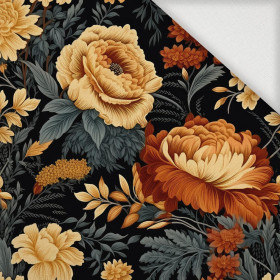 AUTUMN FLOWERS  PAT. 3 - Woven Fabric for tablecloths