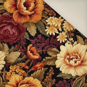 AUTUMN FLOWERS  PAT. 5- Upholstery velour 