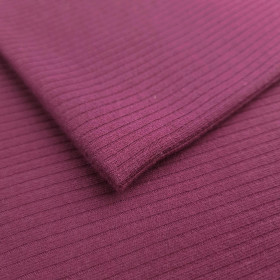 Ribbed Knit HARMONIA 4x2 - AUBERGINE (D-215)