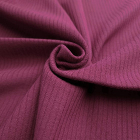 Ribbed Knit HARMONIA 4x2 - AUBERGINE (D-215)