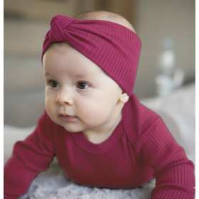 Ribbed Knit HARMONIA 4x2 - AUBERGINE (D-215)