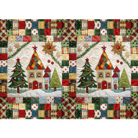 BATIK WZ.5 - panel 71cm x 100cm/ 2szt. - Woven Fabric for tablecloths