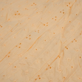 PEACH - Embroidered Crashed Batiste