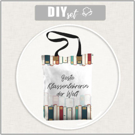 SHOPPER BAG -  Beste Klassenlehrerin der Welt - sewing set