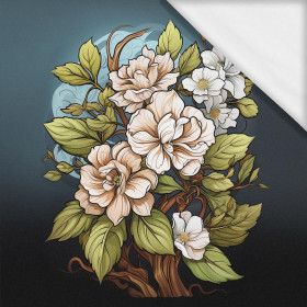 BOUQUET OF FLOWERS WZ.9 - panel (75cm x 80cm) SINGLE JERSEY PANEL