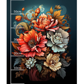 BOUQUET OF FLOWERS WZ.5 - panel (60cm x 50cm) Waterproof woven fabric