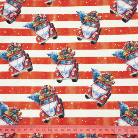 SANTA CLAUS WHEELS - Viscose jersey WE210