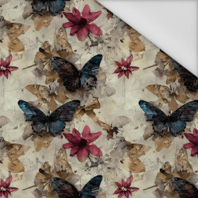 Butterfly & Flowers wz.14 - Waterproof woven fabric