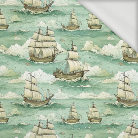 By the Sea Wz. 4 - looped knit fabric