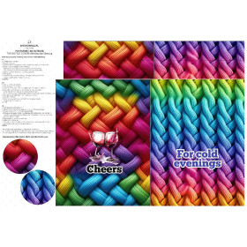 THE BOTTLE COVER - CHEERS - DIY set