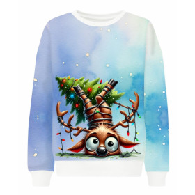 Christmas animal (BACKGROUND) - Hydrophobic brushed knit