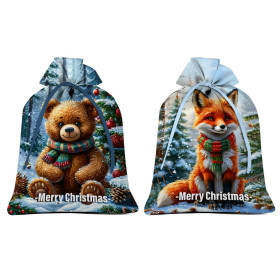Gift pouches - CHRISTMAS ANIMALS 3 - sewing set