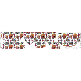 HIP BAG - FLOWER BOUQUET  pat. 4 (gold) / Choice of sizes