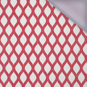 RED CHAINS / white  - softshell