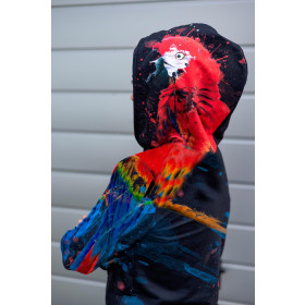 KID'S HOODIE (ALEX) - PARROT - sewing set