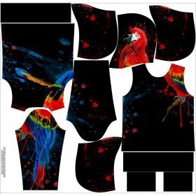 KID'S HOODIE (ALEX) - PARROT - sewing set