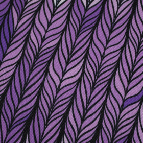 BRAID / purple - Waterproof woven fabric