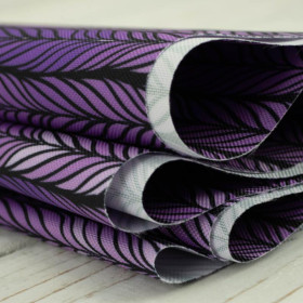 BRAID / purple - Waterproof woven fabric