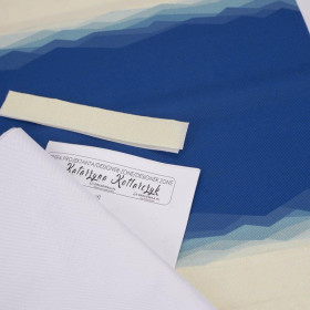 LUNCH BAG - MOUNTAINS / VANILLA / choice of sizes