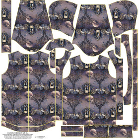 KIDS PARKA (ARIEL) - ENCHANTED CARRIAGE (ENCHANTED NIGHT) - softshell