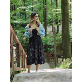 DRESS "ISABELLE" - PASTEL DAISIES PAT. 1 - sewing set