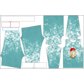 CHILDREN'S PAJAMAS " MIKI" - MIA THE WINTER BUNNY - sewing set
