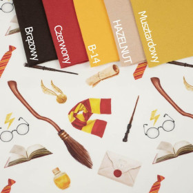 MAGIC WORLD pat. 2 (MAGIC SCHOOL) - looped knit fabric