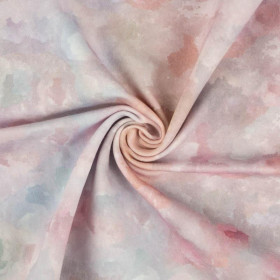POPPIES pat. 1 (background) - looped knit fabric