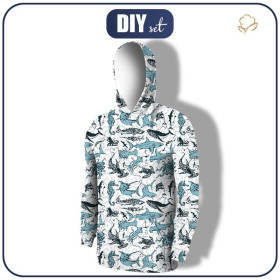 HERREN HOODIE - OCEAN - Nähset 