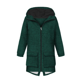 MEN'S PARKA (TOM) - LINEN / bottled green - sewing set