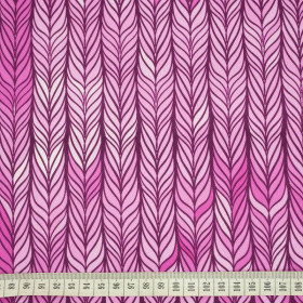 BRAID / pink - Waterproof woven fabric