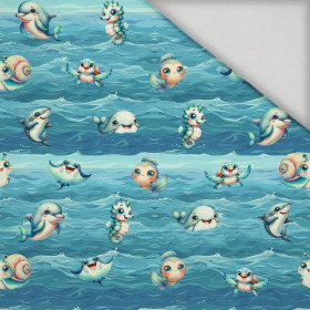 SEA ANIMALS PAT. 1 - quick-drying woven fabric