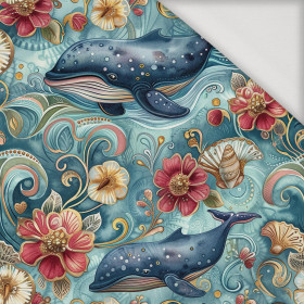 SEA WORLD pat. 3 - Viscose jersey