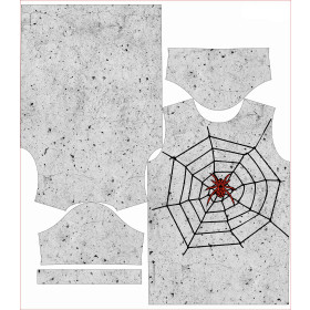 KID’S T-SHIRT- RED SPIDER / concrete - single jersey