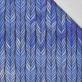 BRAID / blue - Cotton woven fabric